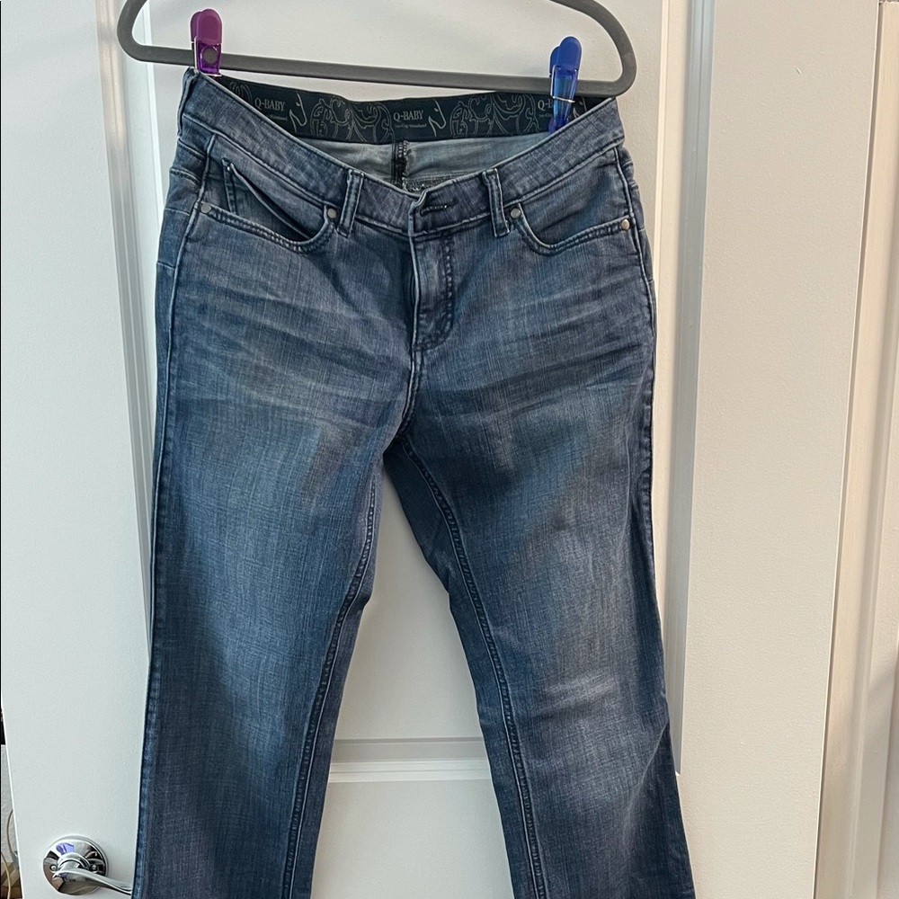 Wrangler Qbaby women’s riding jeans, 9/10 x 34